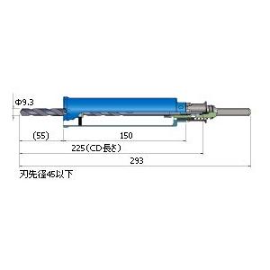 ガルバウッドコアポリSDSセット 刃先径29mm有効長130mm PCGW29R ミヤナガ