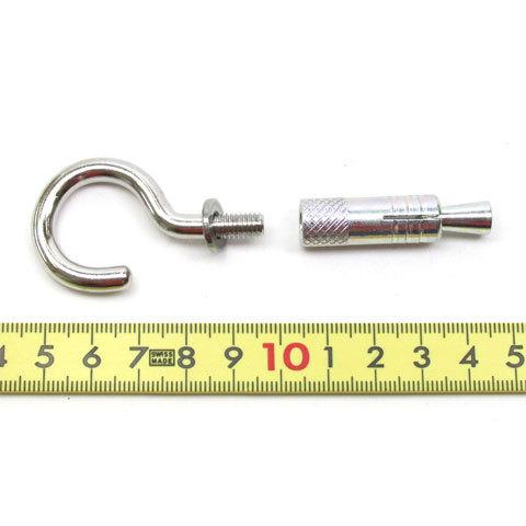 水本 吊りフック カットアンカー付 QH-5 ステンレス 太さ 5.5mm 水本 吊りフック カットアンカー付 QH-5 ステンレス 太さ 5.5mm