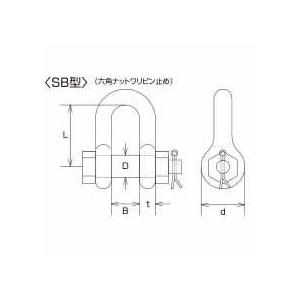 水本 シャックル SB-8 JIS型 ステンレス　｜komaki5kin｜02