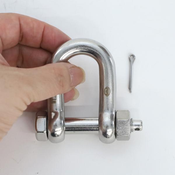割りピンシャックル ステンレス SUS304 太さ 12mm SBM-12 水本 割りピンシャックル ステンレス SUS304 太さ 12mm SBM-12 水本