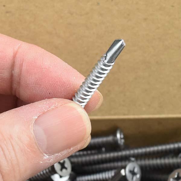 ミヤガワ金属 ドリルねじ SFP4250 ステンレス 4×50mm 皿頭 300本 : あ 