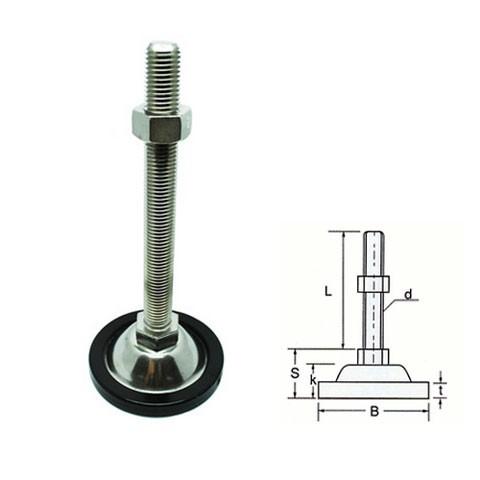ゴム付き アジャスターボルト M12×100mm ステンレス コノエ : あかばね