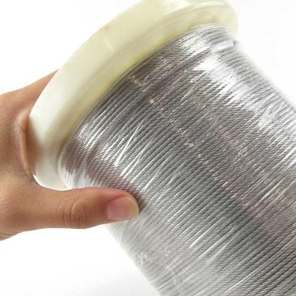 ステンレスワイヤーロープ 2mm 200M SUS304 構成 7×7 : あかばね ステンレスワイヤーロープ 2mm 200M SUS304 構成 7×7 : あかばね