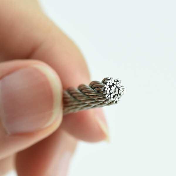 ステンレスワイヤーロープ 5mm 200M SUS304 構成7×7 : あかばね ステンレスワイヤーロープ 5mm 200M SUS304 構成7×7 : あかばね