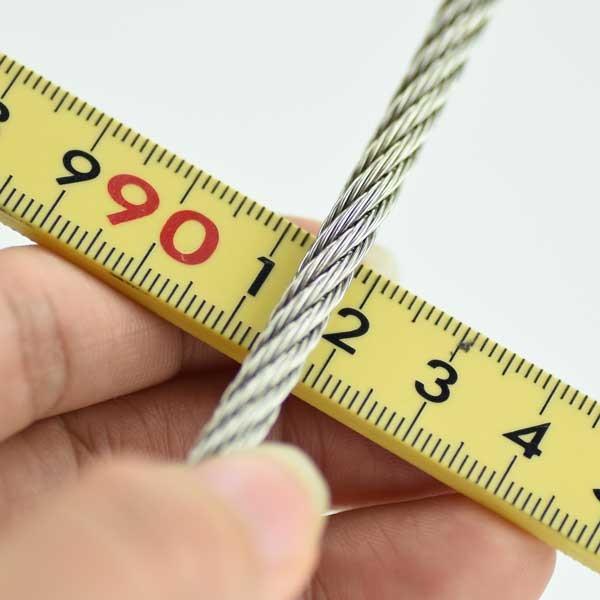 ステンレスワイヤーロープ 5mm 200M SUS304 構成7×7 : あかばね ステンレスワイヤーロープ 5mm 200M SUS304 構成7×7 : あかばね