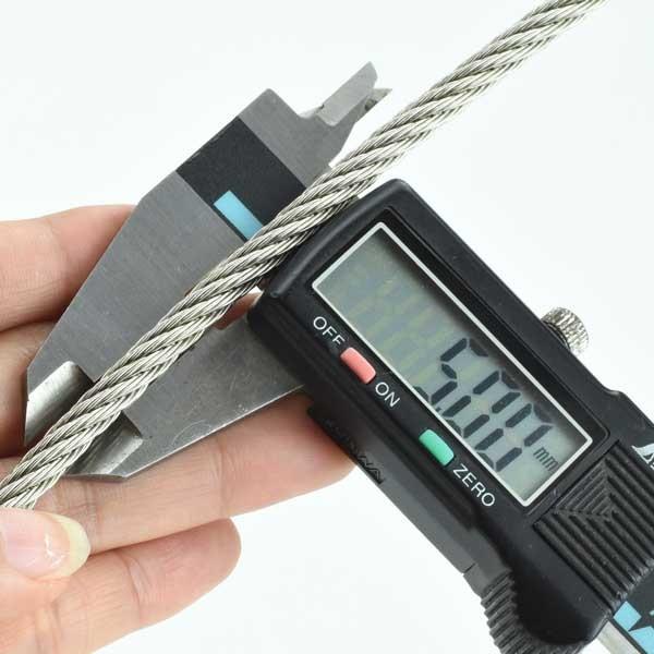 ステンレスワイヤーロープ 5mm 200M SUS304 構成7×7 : あかばね ステンレスワイヤーロープ 5mm 200M SUS304 構成7×7 : あかばね