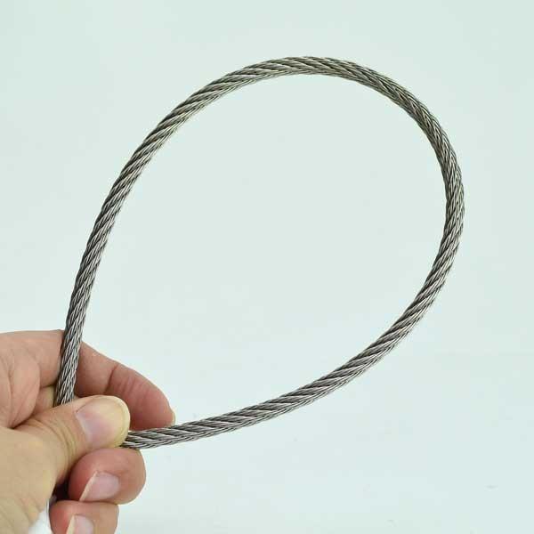 ステンレス ワイヤーロープ 5mm 50M SUS304 構成7×7 : あかばね ステンレス ワイヤーロープ 5mm 50M SUS304 構成7×7 : あかばね