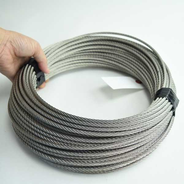 ステンレス ワイヤーロープ 5mm 50M SUS304 構成7×7 : あかばね ステンレス ワイヤーロープ 5mm 50M SUS304 構成7×7 : あかばね