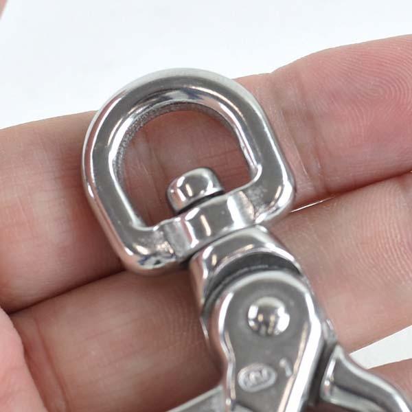 水本機械製作所 トリガースナップ T-1 ステンレス 全長 60mm