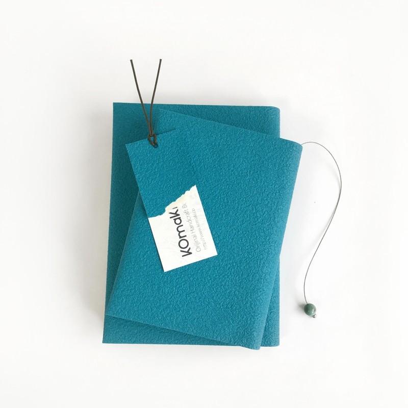文庫〜A5判 サイズ豊富 :) ターコイズブックカバー　TURQUOISE BOOKCOVER　文庫本/新書判/四六判/B6判/A5判/手帳/オーダーサイズ　ハンドメイド | 