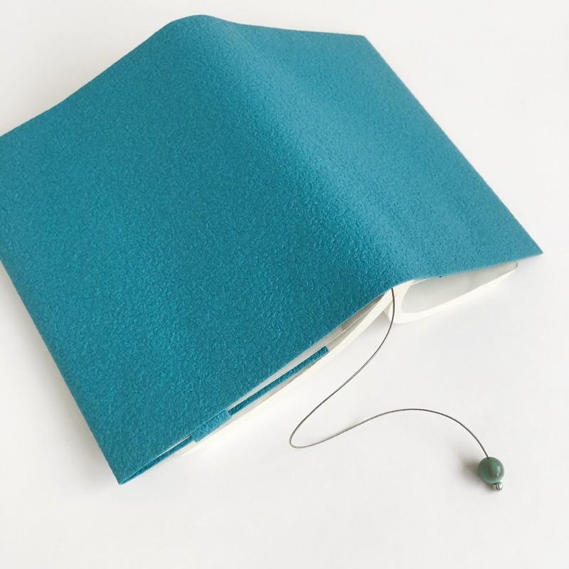 文庫〜A5判 サイズ豊富 :) ターコイズブックカバー　TURQUOISE BOOKCOVER　文庫本/新書判/四六判/B6判/A5判/手帳/オーダーサイズ　ハンドメイド |  | 02