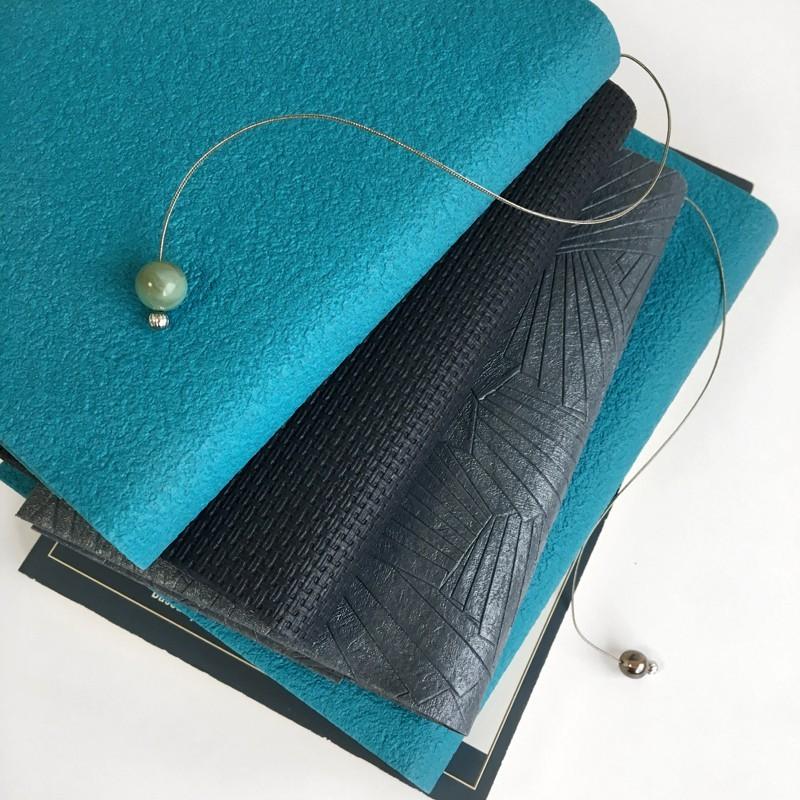 文庫〜A5判 サイズ豊富 :) ターコイズブックカバー　TURQUOISE BOOKCOVER　文庫本/新書判/四六判/B6判/A5判/手帳/オーダーサイズ　ハンドメイド |  | 05