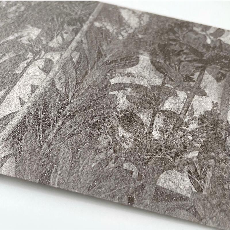 文庫〜A5判 サイズ豊富 :) モノクロームリーフブックカバー　MONOCHROME REEF BOOK COVER　文庫本/新書判/四六判/B6判/A5判/手帳/オーダーサイズ　ハンドメイド |  | 02