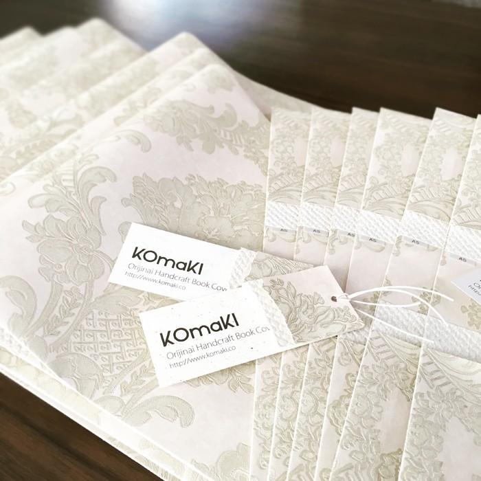 オーダーブックカバー承ります(A4判サイズ210×297) : KOMAKI