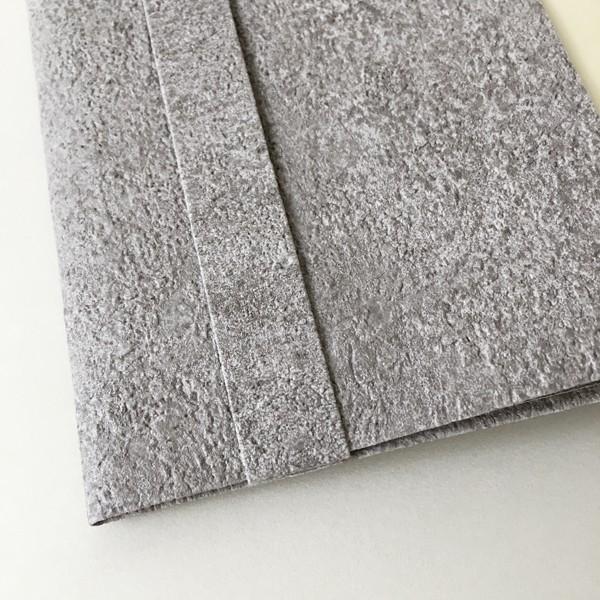 文庫〜A5判 サイズ豊富 :) コンクリートブックカバー　BOOK COVER CONCRETE　文庫本/新書判/四六判/B6判/A5判/手帳/オーダーサイズ　ハンドメイド |  | 02