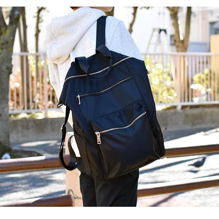 リュック レディース ナイロン 大容量 大人 3way トート リュックサック Bg Rk Na 704 彩々saisai 通販 Yahoo ショッピング