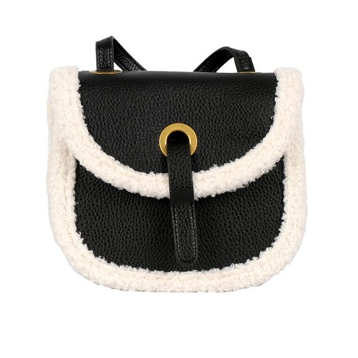 在庫処分セール中 ファーバッグ ショルダーバッグ レディース Puレザー フェイクファー 異素材コンビ 大人可愛い もこもこ ふわふわ ミニバッグ Sd Pu Minimoko 彩々saisai 通販 Yahoo ショッピング