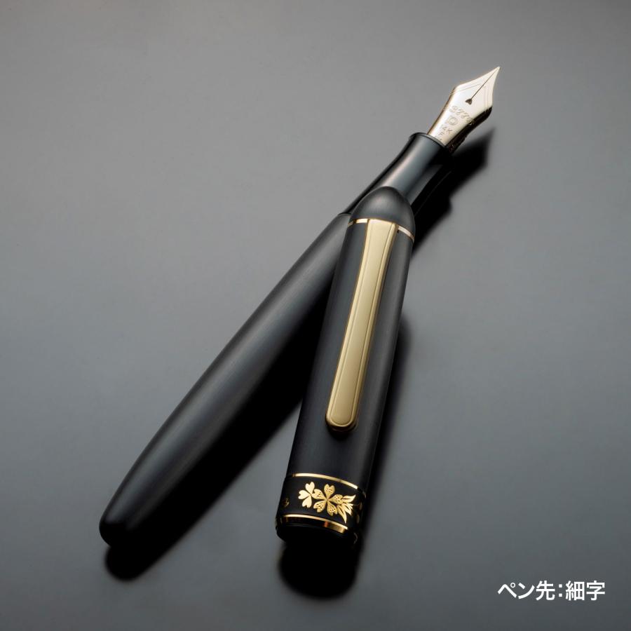 肥後象嵌プラチナ万年筆極太