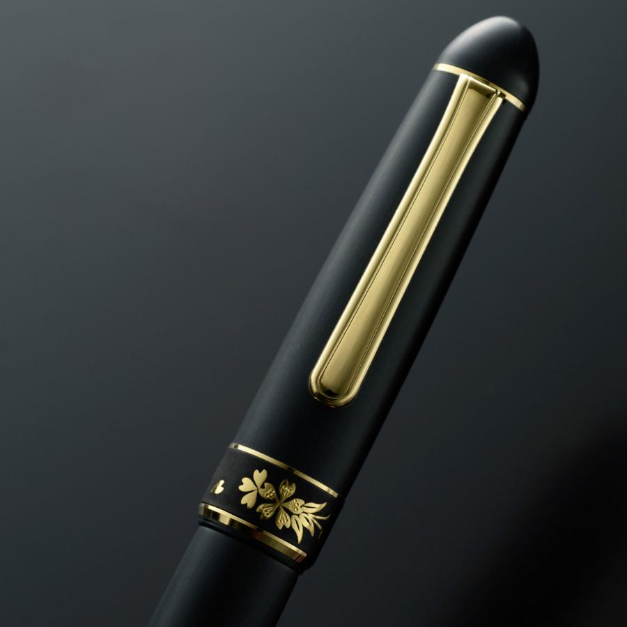 プラチナ万年筆 (取り寄せ品)PLATINUM 肥後象嵌 「光助」作 サクラ #95
