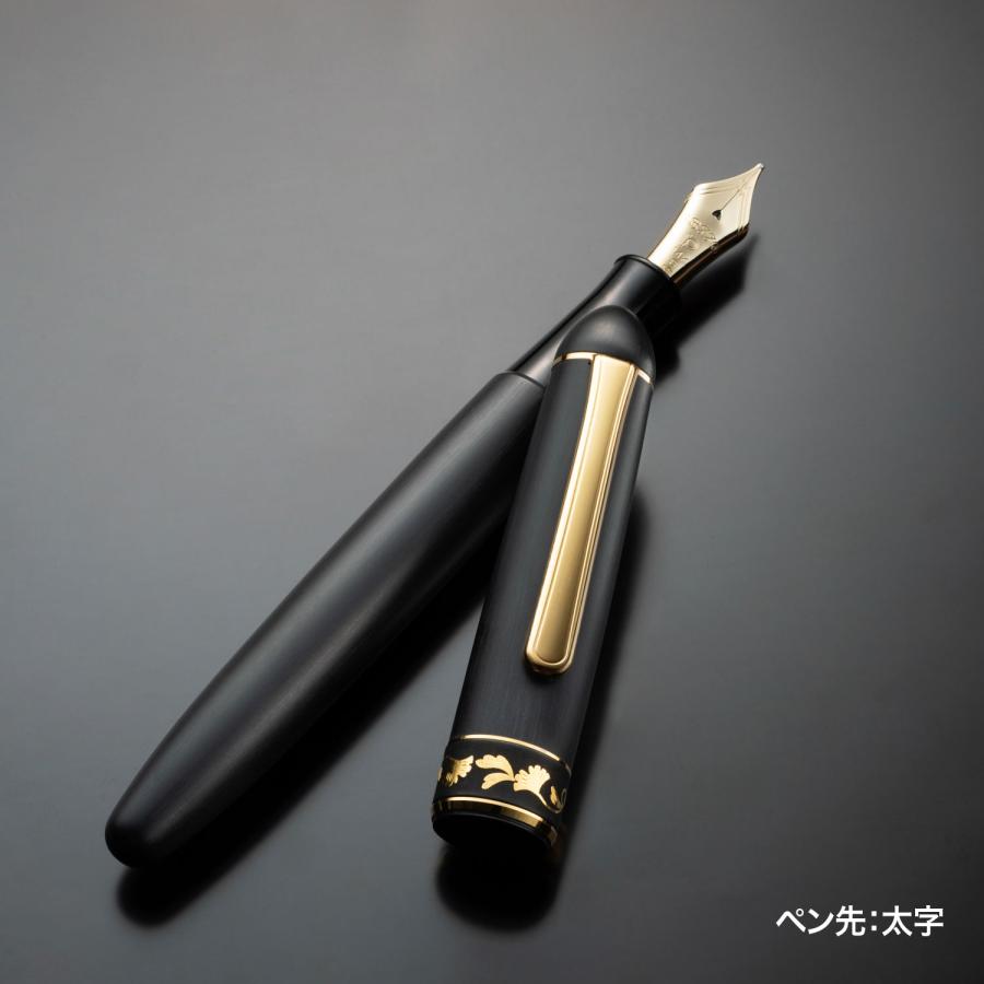 新品　プラチナ万年筆 イチョウ 細字 PTB-30000Z 96-2 プラチナ万年筆 (取り寄せ品)PLATINUM 肥後象嵌 「光助」作 イチョウ