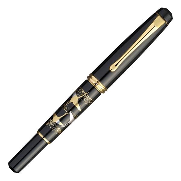最大P17％★ヤフショ感謝デー (取り寄せ品)呉竹 Kuretake くれ竹万年毛筆 夢銀河 蒔絵物語 鶴寿