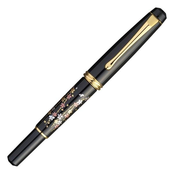 日曜は最大P17％ (取り寄せ品)呉竹 Kuretake くれ竹万年毛筆 夢銀河 蒔絵物語 枝垂桜
