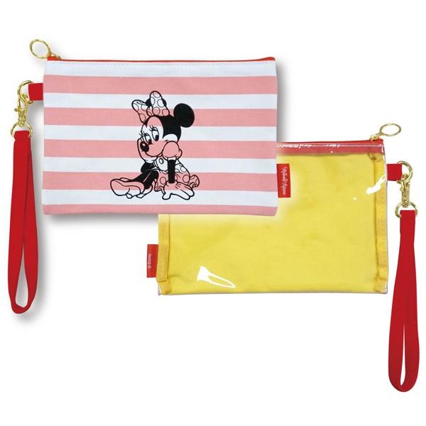 ディズニー フラットポーチ スマホ用ポーチ Mサイズ ミニー Dn 285mn こまもの本舗 Yahoo 店 通販 Yahoo ショッピング