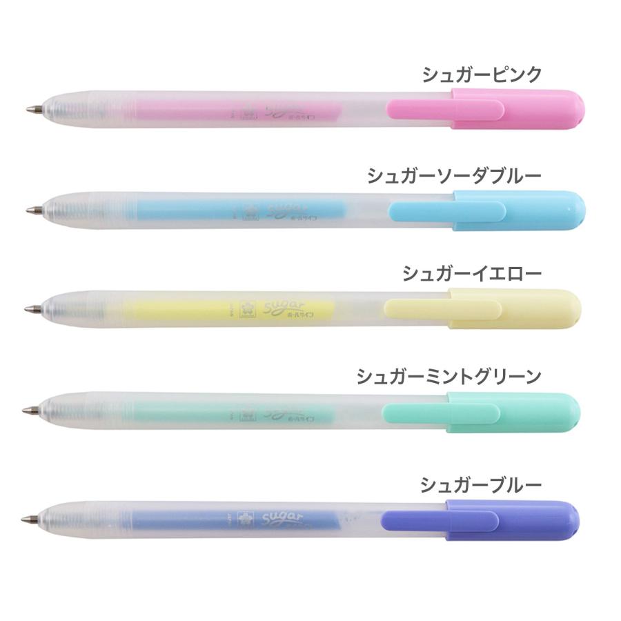 サクラクレパス ボールサイン シュガーノック 5色セット GBRA208TZ-5