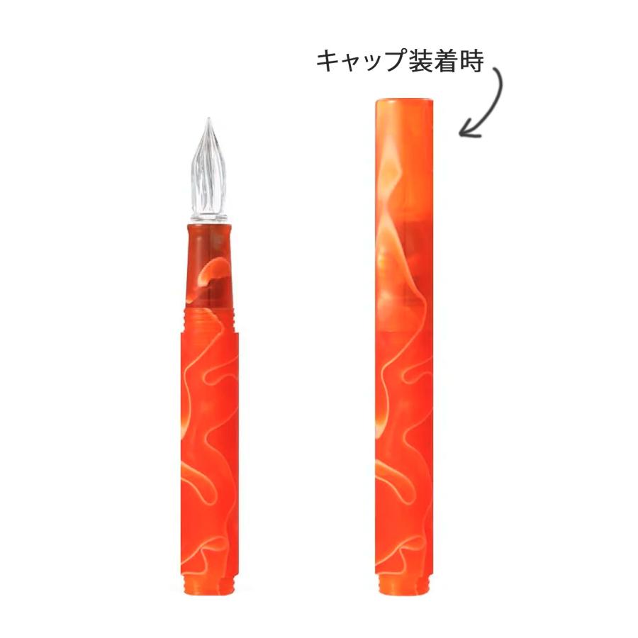 寺西化学工業 ギター ガラスペン オーロラ キャップ付 コスモ GLAA-COR
