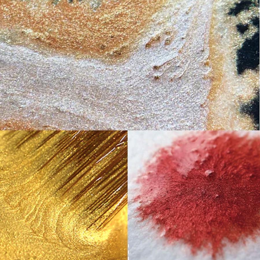 呉竹 Kuretake 顔彩耽美 メタリックカラーセット 24色セット MC20/24V