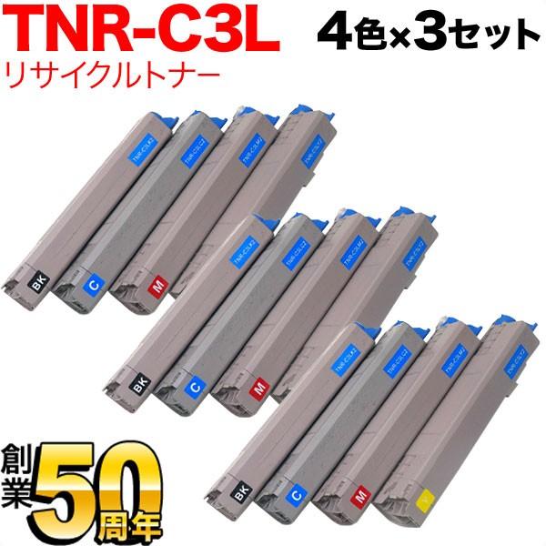 沖データ 日曜は最大P17％ 沖電気用 TNR-C3L 互換トナー 大容量 4色×3
