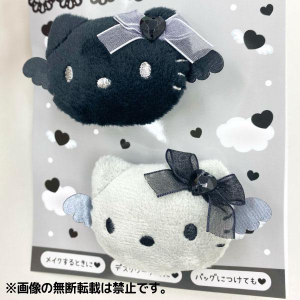 サンリオ ハローキティ キティ モノクロ ヘアクリップ2Pセット