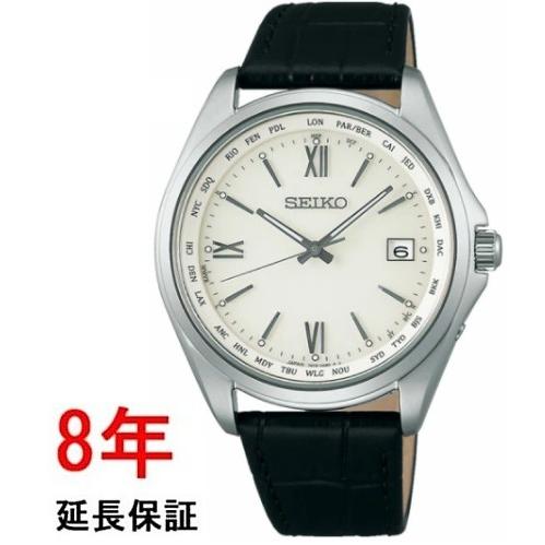 セイコー SBTM295 シルバー色 メンズ ホワイト文字盤 ソーラー 腕時計 SEIKO SELECTION セイコーセレクション SBTM295 : コマトク平石時計舗