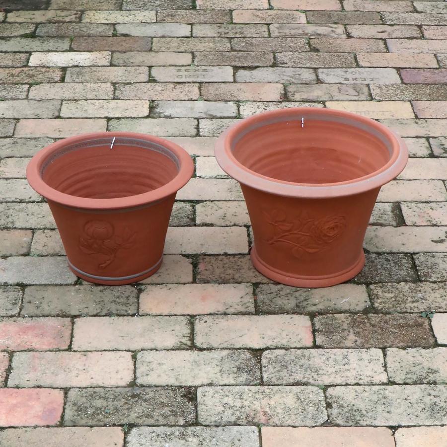 素焼き鉢 Her Majesty The Queen's 90th Birthday Flower Pot 987 テラコッタ ハンドメイド イギリス製の画像