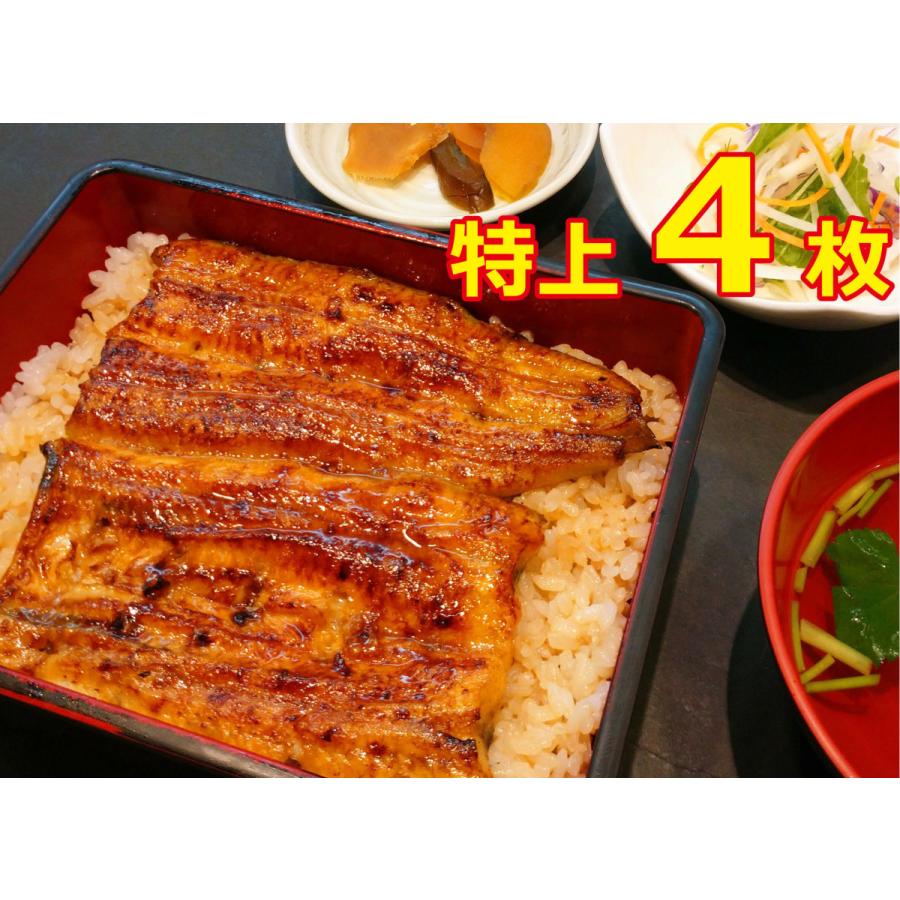 国産うなぎ特上蒲焼パック4枚詰合せ Ut4 小松屋 佃煮と鰻 茨城県土浦市 通販 Yahoo ショッピング