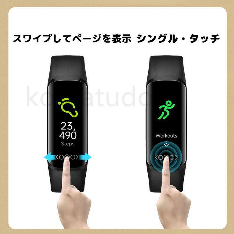 スマートウォッチ 血糖値測定 女性用 0.96インチ大画面 体温測定 血中酸素 心拍 歩数 カロリー 健康管理 スマートブレスレット リストバンド 腕時計 着信通知｜komatudou｜15