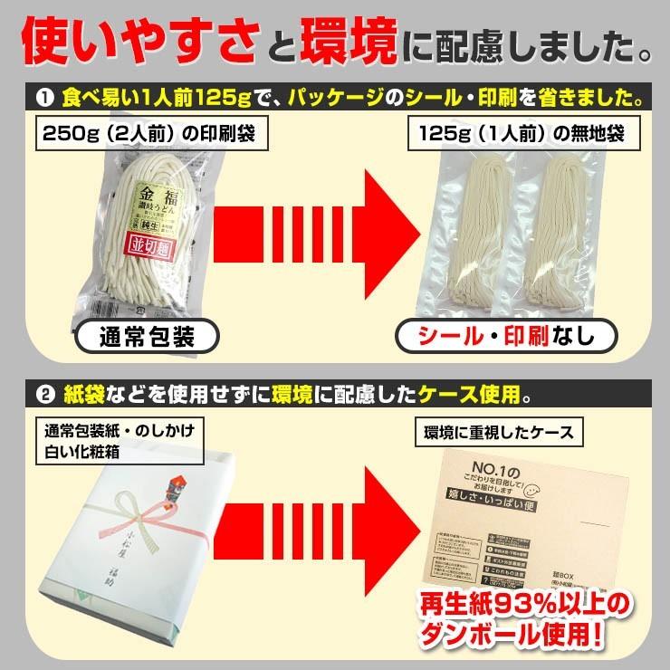 送料無料 うどん 金福純生 讃岐うどん ！1人前食べ切り個包装タイプ！5食セット【ネコポス指定】 特産品 名物商品 香川県産 さぬきうどん｜komatuyamenbox｜16