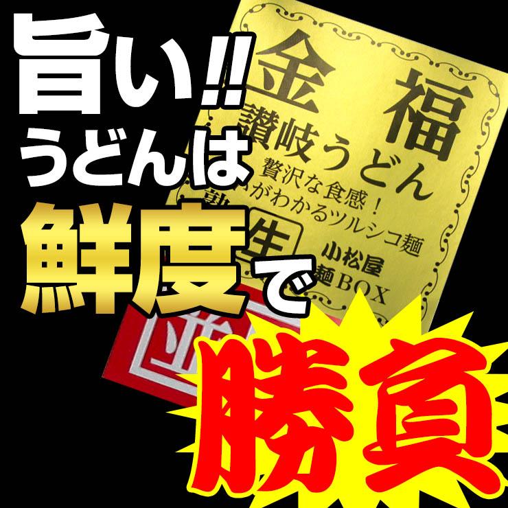 ひと目惚れするほど、旨すぎる 醤油・つゆ付 金福 讃岐うどん 並切麺