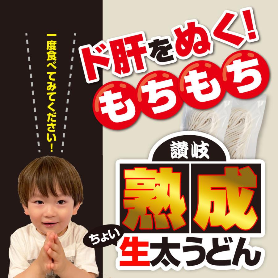 熟成 ちょい 生太 讃岐うどん ドーンと 9食 便利な個包装 300g×3袋 送料無料 最安値 挑戦 得トクセール 特産品｜komatuyamenbox｜17