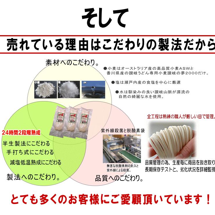 【ポッキリ1000円祭】 男 極太麺 完熟 半生 讃岐うどん 6〜8人前 セット ネコポス 送料無料 お試し 讃岐 送料無 食品 激安 ぽっきり｜komatuyamenbox｜10