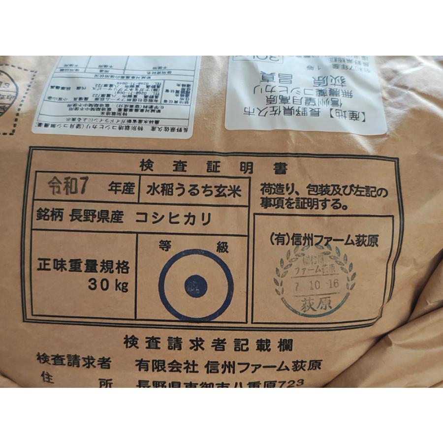 コシヒカリ 7年産 【無農薬・無化学肥料】コシヒカリ 長野県佐久市信州