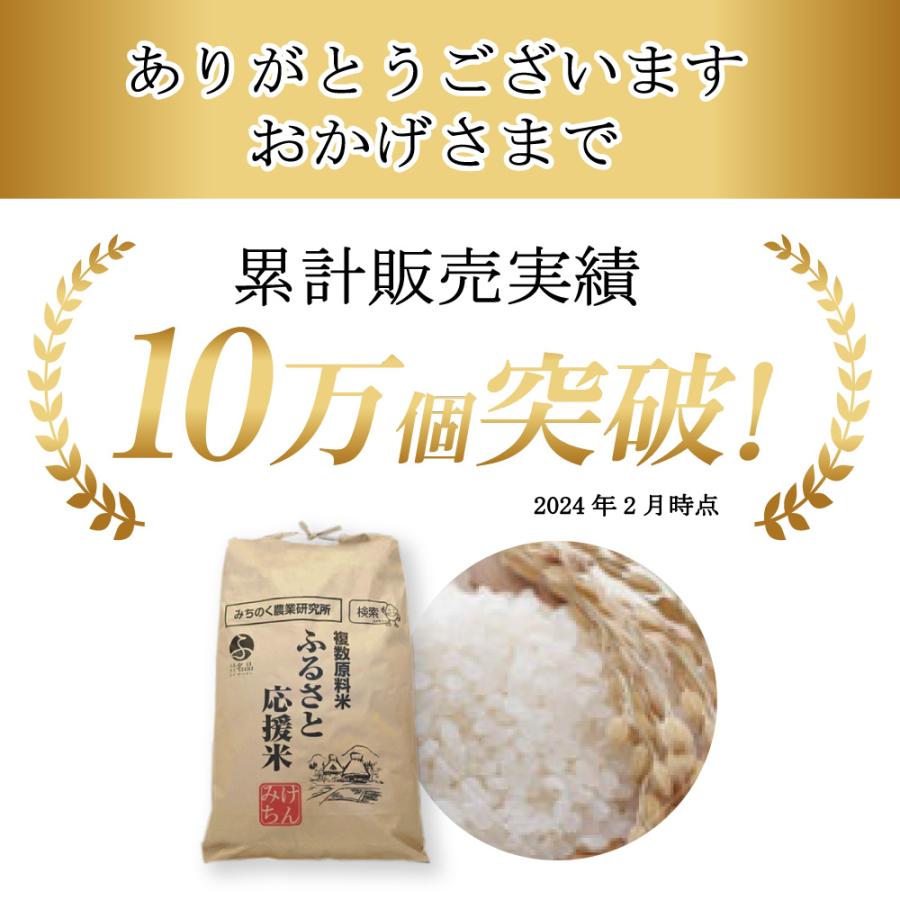 お米 米 20kg ふるさと応援米 精米時重量約1割減 複数原料米 宮城県産5 