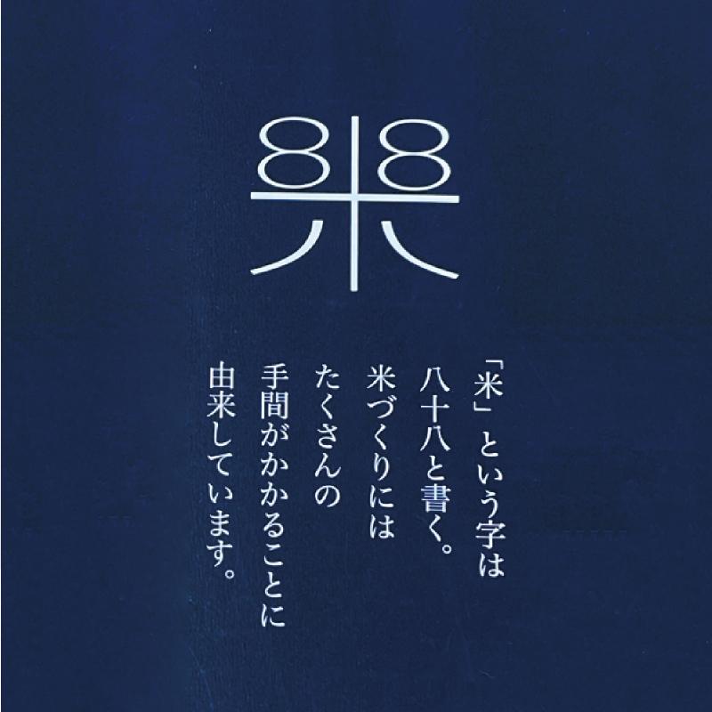贈答ケース 真空平袋2kg用 八十八(紺) 50枚入 品番1195-2の画像