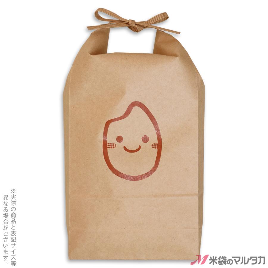 かわいい米袋 2kg用 銘柄なし 20枚セット KH-0032 米つぶ 窓なし｜komebukuro｜02