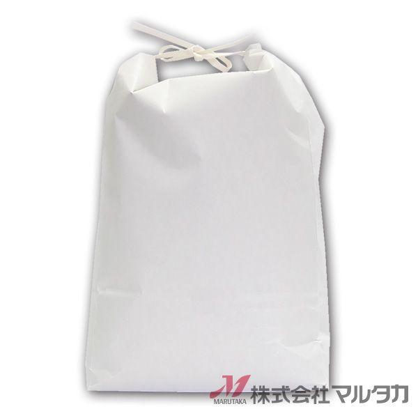 米袋 5kg用 無地 1ケース(300枚入) KHP-841 白クラフト 保湿タイプ 窓なし｜komebukuro｜02