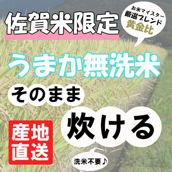 7年産】【研がずに炊ける無洗米】佐賀県産 佐賀うまか無洗米 10kg