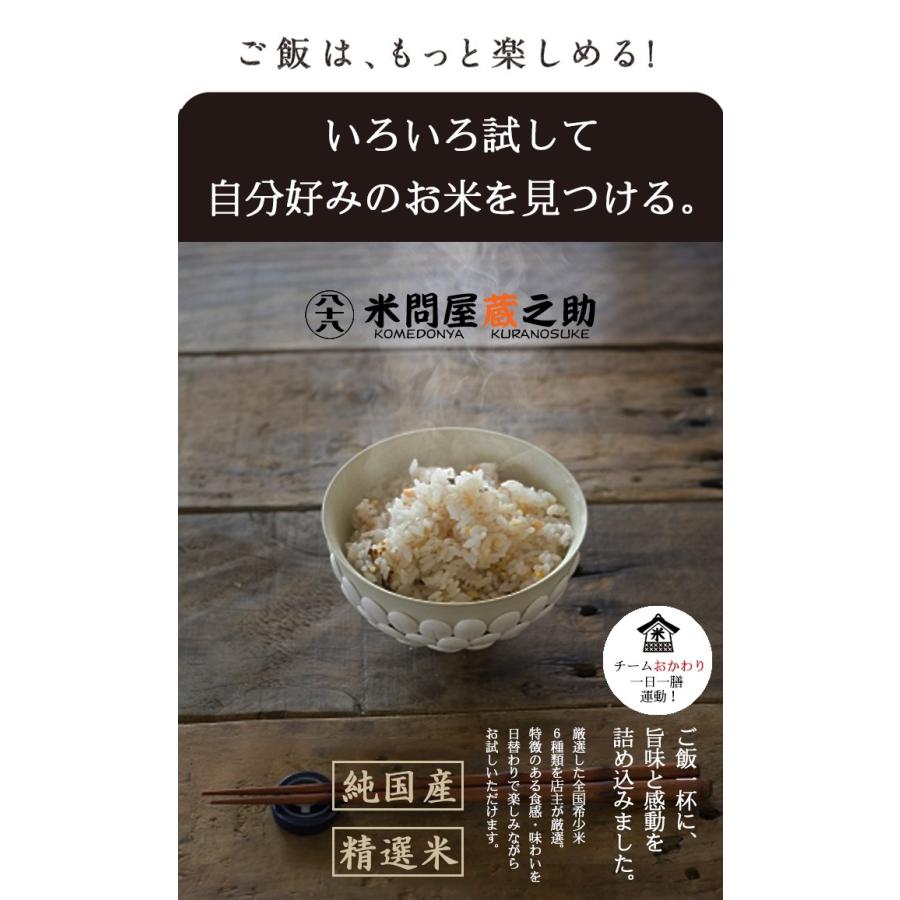 お歳暮 帰省暮 お米 お米ギフト食べくらべ ３合パック６種 内祝 お中元 快気祝い 結婚祝 結婚内祝 誕生祝 香典返し｜komedonyakuranosuke｜05