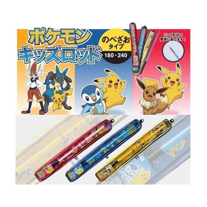 バレーヒル ポケモンキッズロッド のべざおタイプ 180cm【在庫処分大特価!】 :110001505:米源釣具店 !店 通販 ポケモン キッズロッド のべ竿タイプ ブルー 180 バレーヒル ポケットモンスター 釣り竿