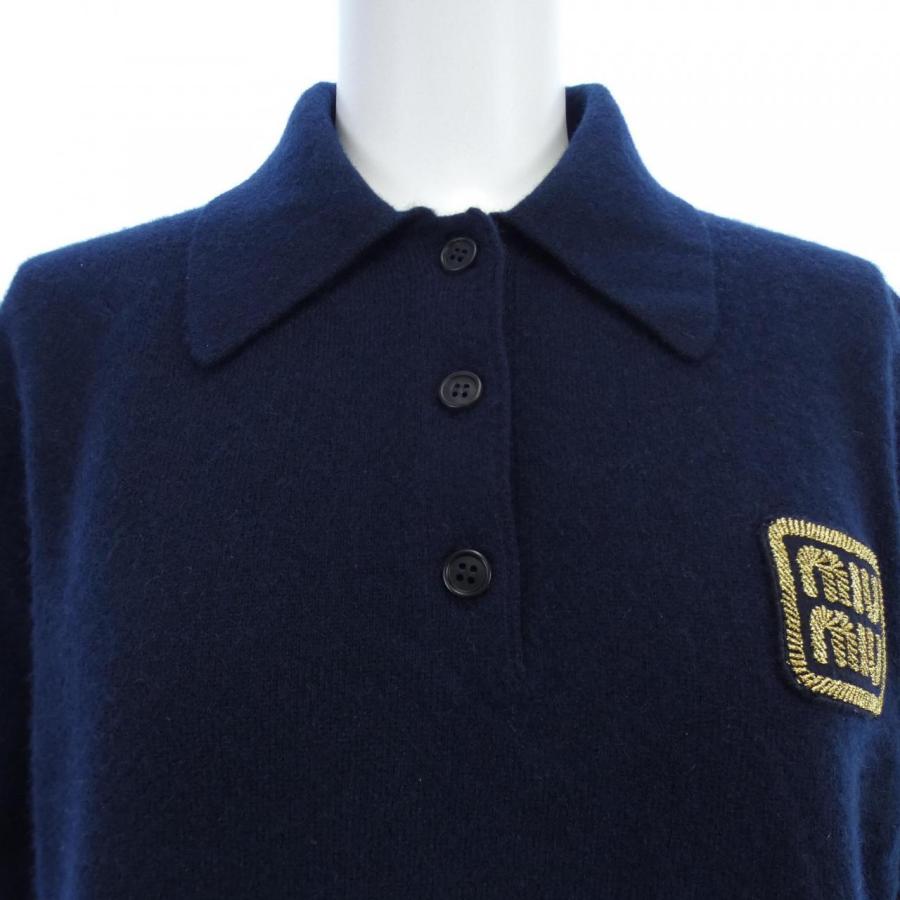 ミュウミュウ　miumiu ポロシャツ　美品　S 楽天市場】ミュウミュウ MIU MIU コットン ピケ ポロシャツ