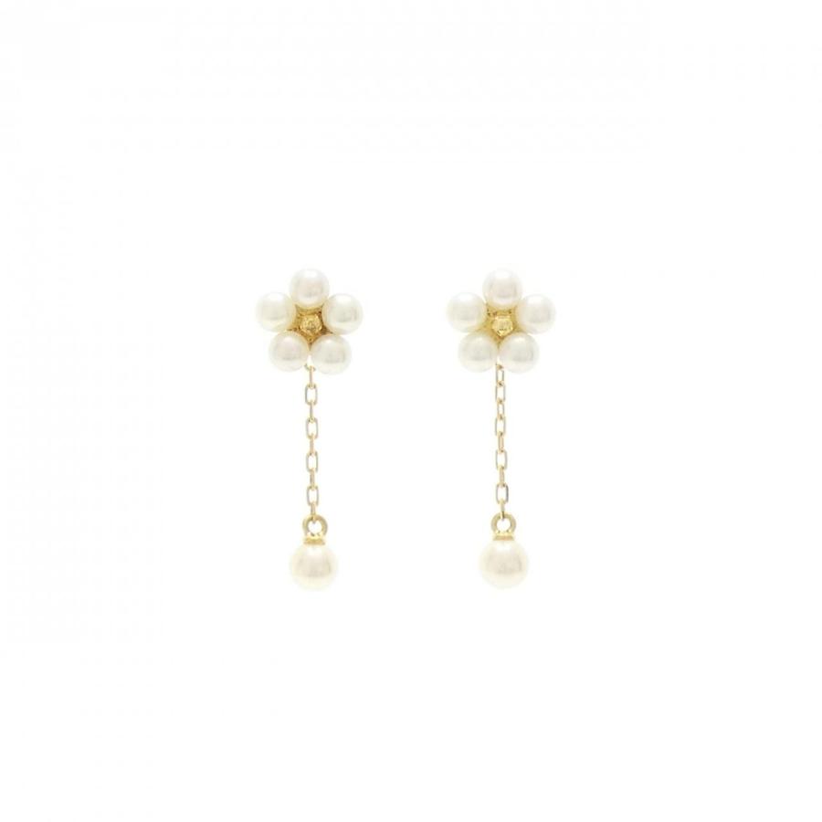ミキモト フラワー 淡水パール ピアス : KOMEHYO ONLINESTORE Yahoo!店